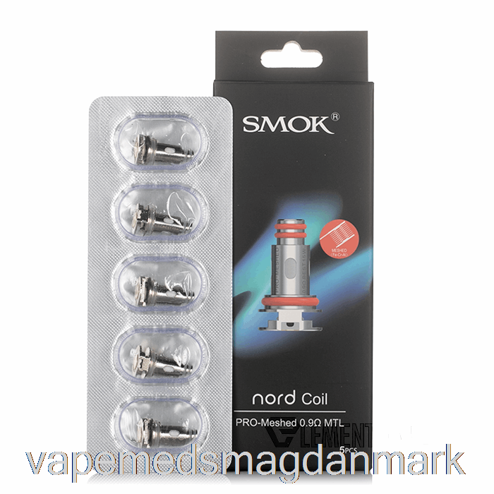 Vape Juice Smok Nord Pro Erstatnings Spoiler 0,9 Ohm Mtl Mesh Coils